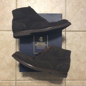 Brooks Brothers Brown Lace-Up Ankle Boot - Size 12